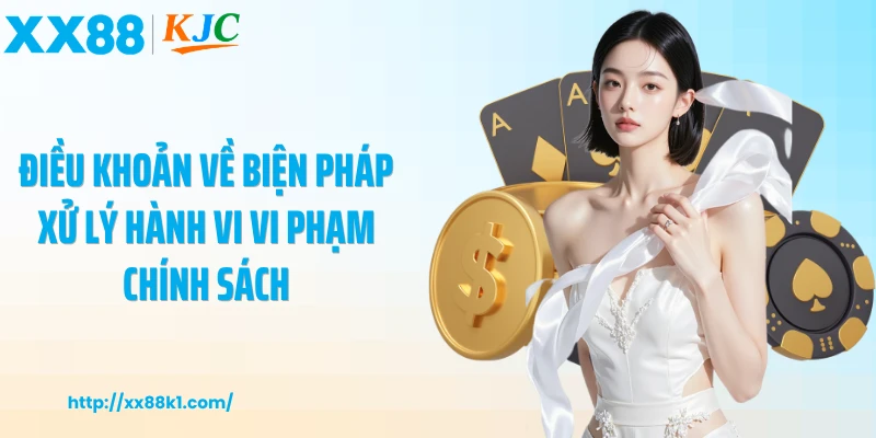 Điều khoản về biện pháp xử lý hành vi vi phạm chính sách